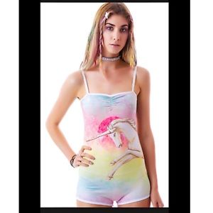 Ratbaby unicorn onesie romper